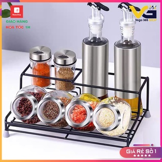 [ SƠN CHỐNG GỈ ] Kệ để gia vị, kệ nhà bếp 3 NGĂN THÔNG MINH