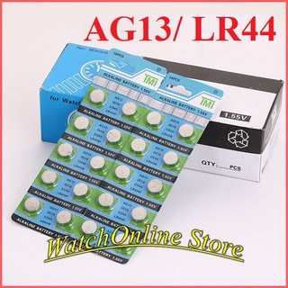 [Nhận sỉ] Vỉ 10 viên Pin cúc áo AG13 , LR44