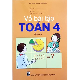Sách - Vở bài tập Toán 4 tập hai