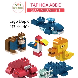 Xếp hình động vật 117 chi tiết, giúp bé thông minh sáng tạo tương thích duplo