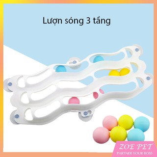 Đồ chơi gắn cửa sóng có bóng cho mèo - Tăng cường sức khỏe, nhanh nhẹn