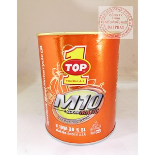 Dầu nhớt Top 1 M10 matic 10w30 800ml dành cho xe tay ga