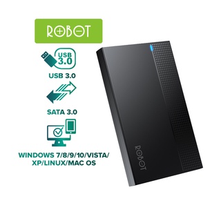 Hộp Đựng Ổ Cứng Di Động ROBOT RSHD10 - USB 3.0 Chuẩn SATA 2.5 Inch - Tốc Độ Truyền Tải Cao - Bảo Hành 12 Tháng