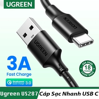 Dây Sạc Type C Dài 0.25M - 3M QC 3.0 Ugreen US287 - BH 18T Chính Hãng