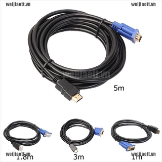 Cáp Chuyển Đổi Wejt Hdmi Sang Vga Hd-15 Male 15pin 1080p