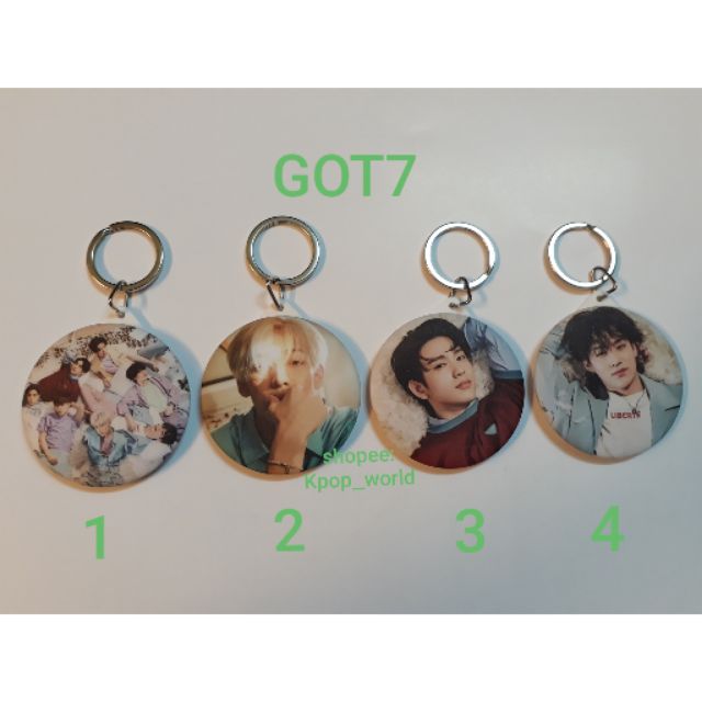 🍓 MÓC KHÓA GƯƠNG GOT7