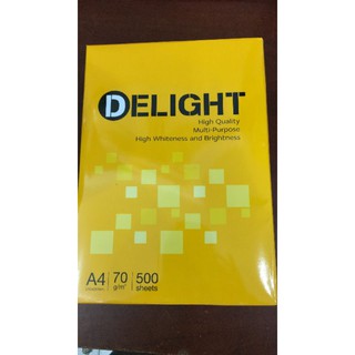 Giấy in văn bản A4 DELIGHT 70g 500tờ/xấp