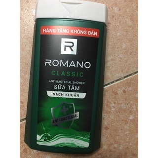 combo 5 chai sữa tắm romano CLASSIC 150g