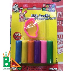 Đất nặn 6 màu có khuôn 50g 002-6SM50