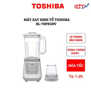 [Mã ELHA22 giảm 6% đơn 300K] Máy xay sinh tố Toshiba BL-70PR1NV - Hàng chính hãng - Thương hiệu Nhật Bản