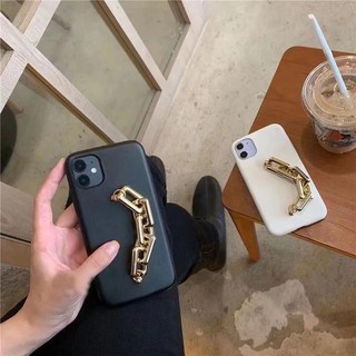 Ốp Điện Thoại Hình Gấu Có Dây Đeo Ngọc Trai Cho iPhone 8plus X XS XR XS MAX11 PRO MAX