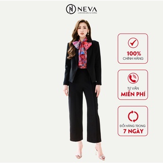 Áo vest nữ công sở NEVA màu đen basic W620185