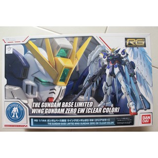 Mô hình lắp ráp RG 1/144 Gundam Wing Zero Custom Clear Color The Gundam Base Bandai