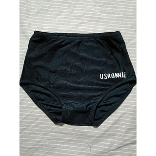 Quần bơi nữ cạp cao in chữ size M