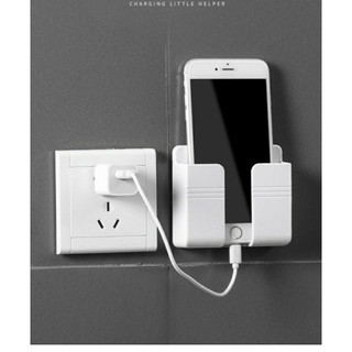 Kệ mini dán tường để điện thoại, đồ tiện ích, điều khiển, điện thoại, để đồ cá nhân tiện lợi