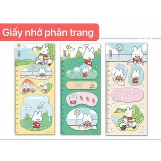 Giấy note nhớ ghi chú cute trơn dán hình động vật dễ thương vintage nhiều màu cho bé học sinh