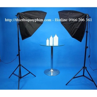 Combo 2 đèn LED360 40w softbox bát giác 75cm