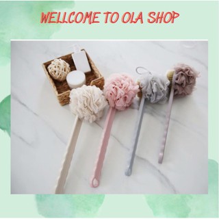 [FREESHIP] Cọ lưng kèm bông tắm xuất Nhật, loại 1 có hộp - Giao màu ngẫu nhiên