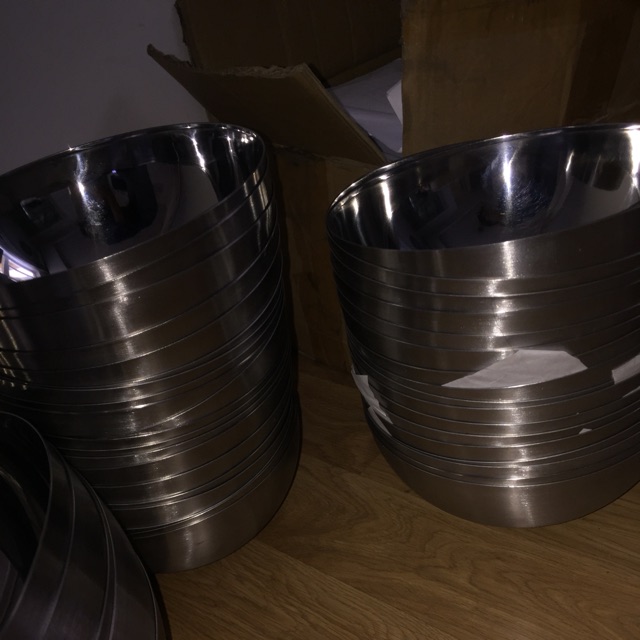 set 2 bát inox ikea