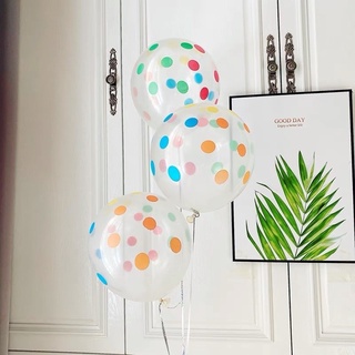 Bóng chấm bi ngũ sắc 30cm by Lemon Decor
