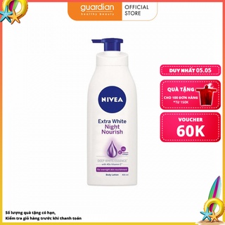 Sữa dưỡng thể trắng da ban đêm Nivea Night White (400ml)