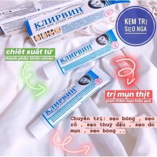 Kem dưỡng da hỗ trợ làm mờ sẹo, giảm thâm do mụn, sẹo lồi, sẹo lõm Klivin cream 25g