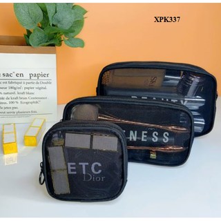 Túi khóa kéo đựng đồ trang điểm, du lịch tiện dụng XPK337