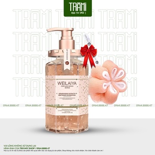 [CHÍNH HÃNG + QUÀ TẶNG] Sữa Tắm Trắng Da Cánh Hoa Hồng Damask Weilaiya Grand Rose Extracts Whitening Shower Gel 450ml.