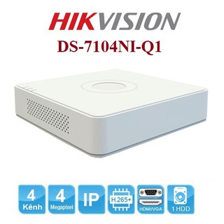 Đầu ghi hình camera IP 4 kênh HIKVISION DS-7104NI-Q1 - Hàng chính hãng