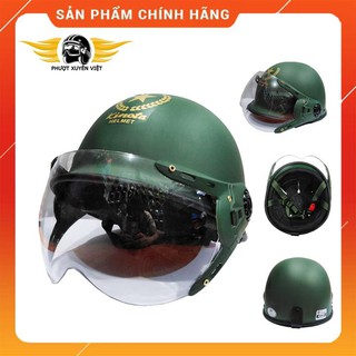 MŨ BẢO HIỂM LÍNH MỸ CÓ KÍNH CHỐNG TIA UV