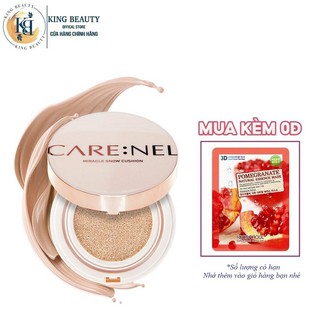 [Mã FMCG8 - 8% đơn 250K] Phấn Nước Chống Nắng, Che Khuyết Điểm Hoàn Hảo Care:nel Miracle Snow Cushion SPF50+/PA++++ 14g