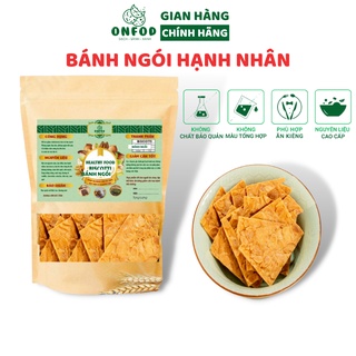 Bánh ngói hạnh nhân ONFODcho người tiểu đường, giảm cân, ăn kiêng, tập gym, yoga, thực dưỡng 250g 500g