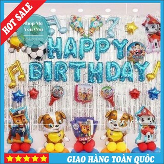 Trang Trí Sinh Nhật Cho Bé Trai Bé Gái Tuổi Cún Đơn Giản Dễ Làm, Set Trang Trí Sinh Nhật, Sinh Nhật Bé Tuổi Cún