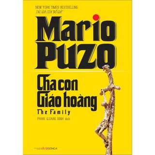 Sách - Cha Con Giáo Hoàng (Mario Puzo) Tặng Post Card Danh Ngôn