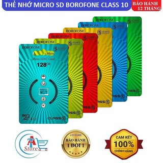 Thẻ Nhớ Borofone Micro SDXC Card Class 10 Chính Hãng - Dung lượng 4G/8G/16G/32G/64G/128G