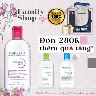 [Hàng Chính Hãng] 1 Nước Tẩy Trang Bioderma Dành Cho Da Nhạy Cảm/ Da Dầu, Da Hỗn Hợp/ Da Khô