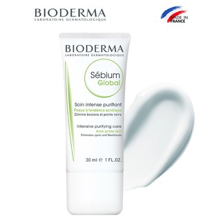 Bioderma Kem Dưỡng Giảm Mụn, Ngăn Ngừa Mụn Tái Phát Bioderma Sebium Global 30ml