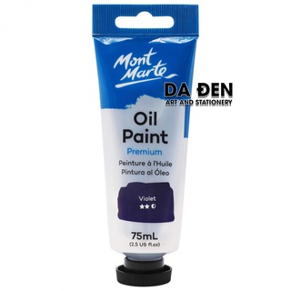 [DA ĐEN] Màu Sơn Dầu Mont Marte Tube 75ml - Violet