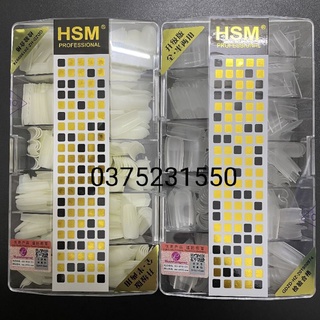 móng úp HSM phom vuông nhám sẵn