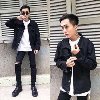 Áo khoác kaki jean unisex hàng chất đẹp