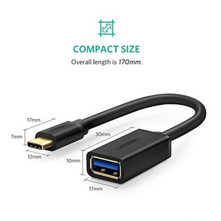 Cáp OTG USB TYPE-C USB 3.0 Cao Cấp Ugreen 30701