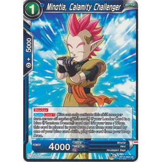 Thẻ bài Dragonball - TCG - Minotia, Calamity Challenger / BT14-052'