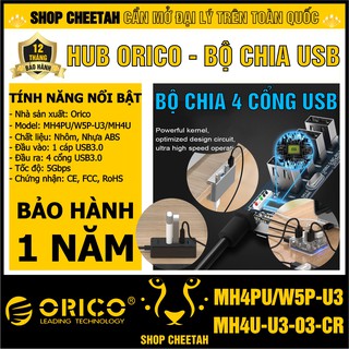 Hub Orico – Bộ chia 4 cổng USB 3.0 - Chính Hãng – USB3.0 Four – Port Hub – Bảo hành 12 tháng