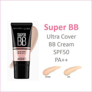 Kem nền BB che khuyết điểm và chống nắng Maybelline New York Super BB Ultra Cover SPF 50 PA++++