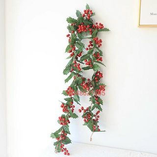 Dây cherry mềm trang trí noel, giáng sinh