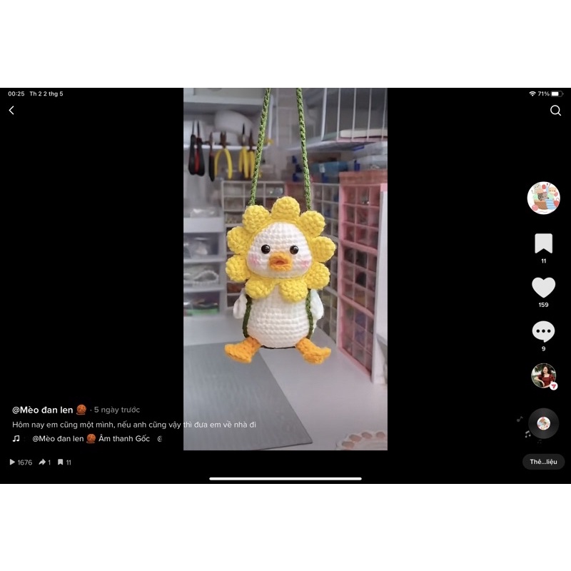 vịt hoa cute