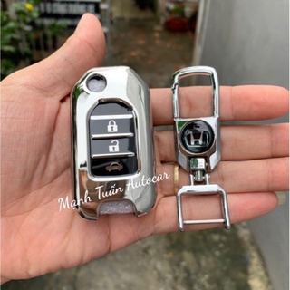 bọc chìa khoá ô tô cho xe HonDa Civic, City, Brio, Jazz< Chìa Gập >