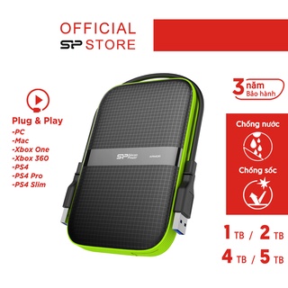 Ổ cứng di động Silicon Power A60/ 1TB/2TB/4TB/5TB Bảo hành 3 năm/ Chống nước/ Chống sốc