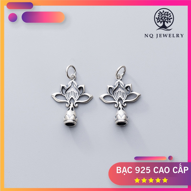 Charm S925 hình ngọn lửa treo