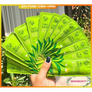 Mặt Nạ Ngủ Trà Xanh Matcha Laikou Chiết Xuất Từ Trà Xanh Thiên Nhiên